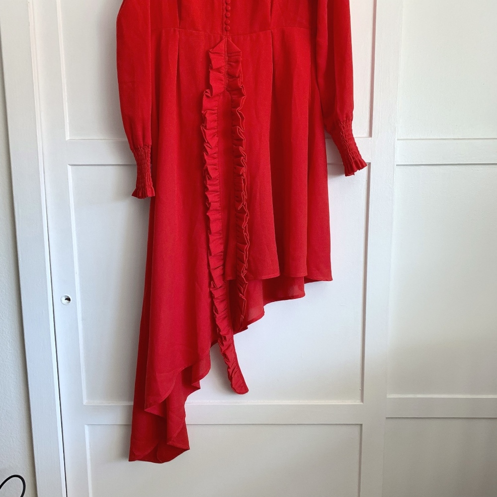 StyleKeepers Sweet Escape Ruffle Asymmetric Dress - Picture 4 of 8